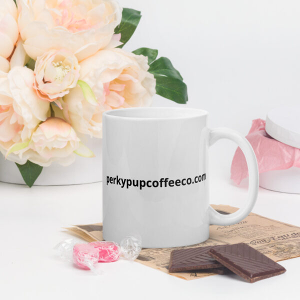 Perky Pup Mug (White) - Image 2